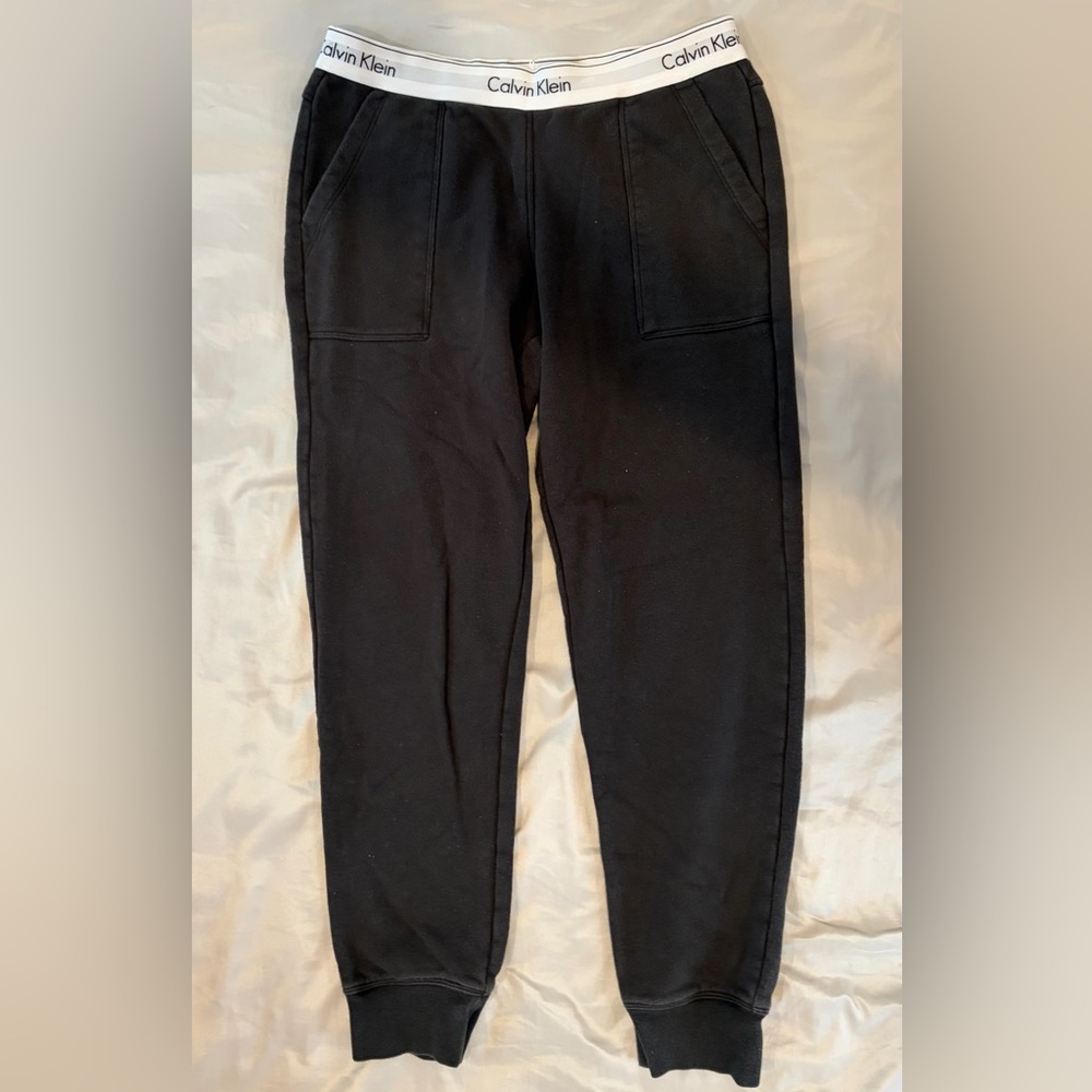 Calvin Klein Black Sweatpants Joggers